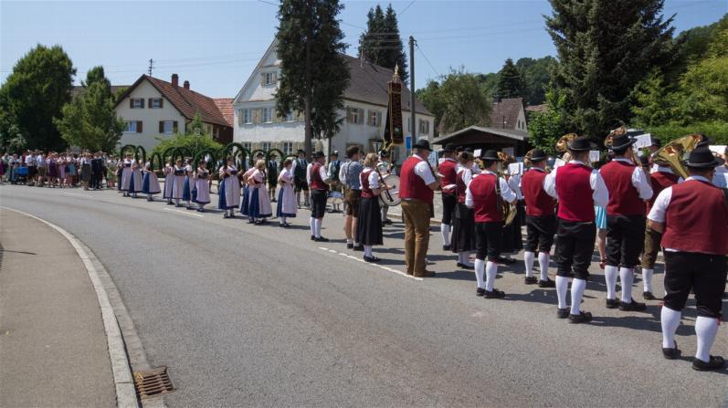 Hochzeitszug Birgit und Christian Storch